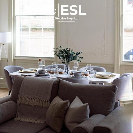 Most Central Luxury Grade 2 Listed Apartment Overlooking Shrewsbury Square - Free Parking Exterior foto